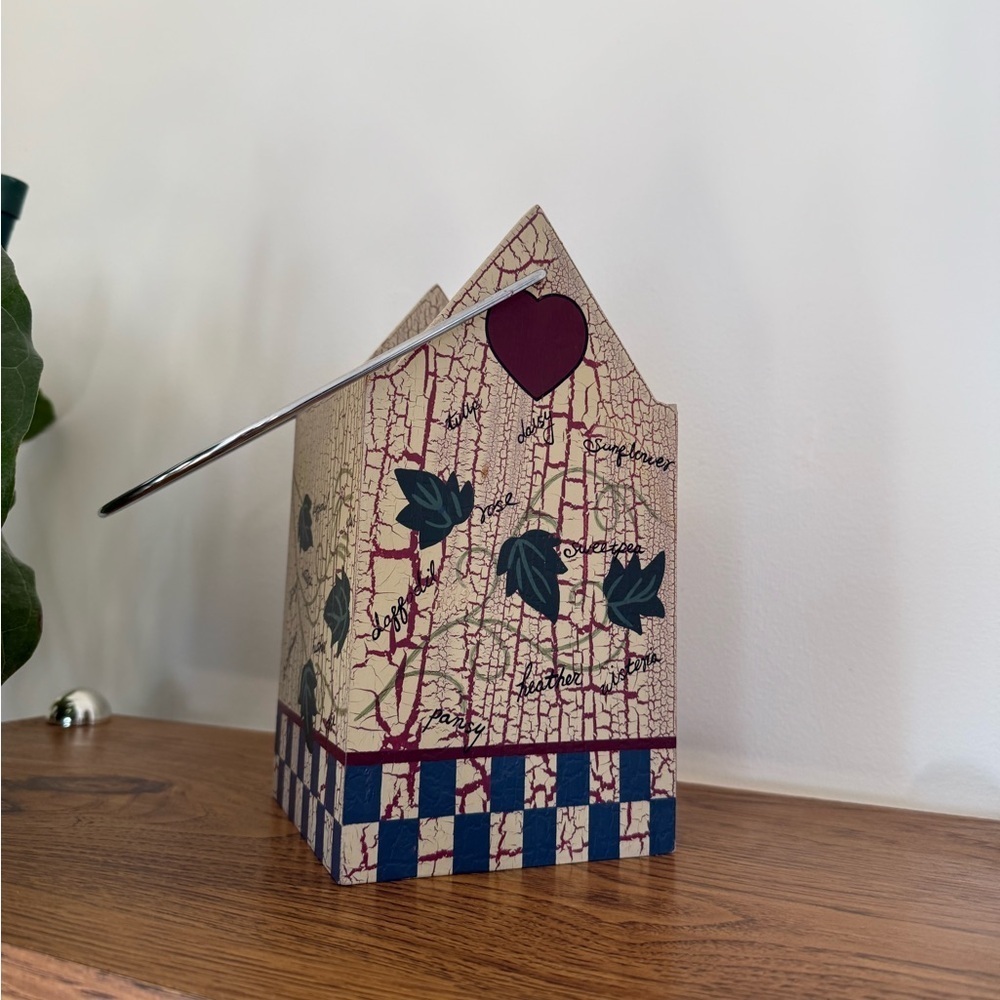 Home Interiors & Gifts Painted Basket Decor